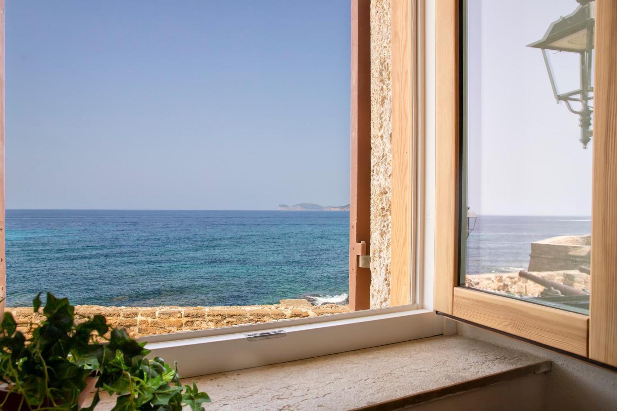 Panoramic Bastioni Sea View Appartement Alghero Kamer foto